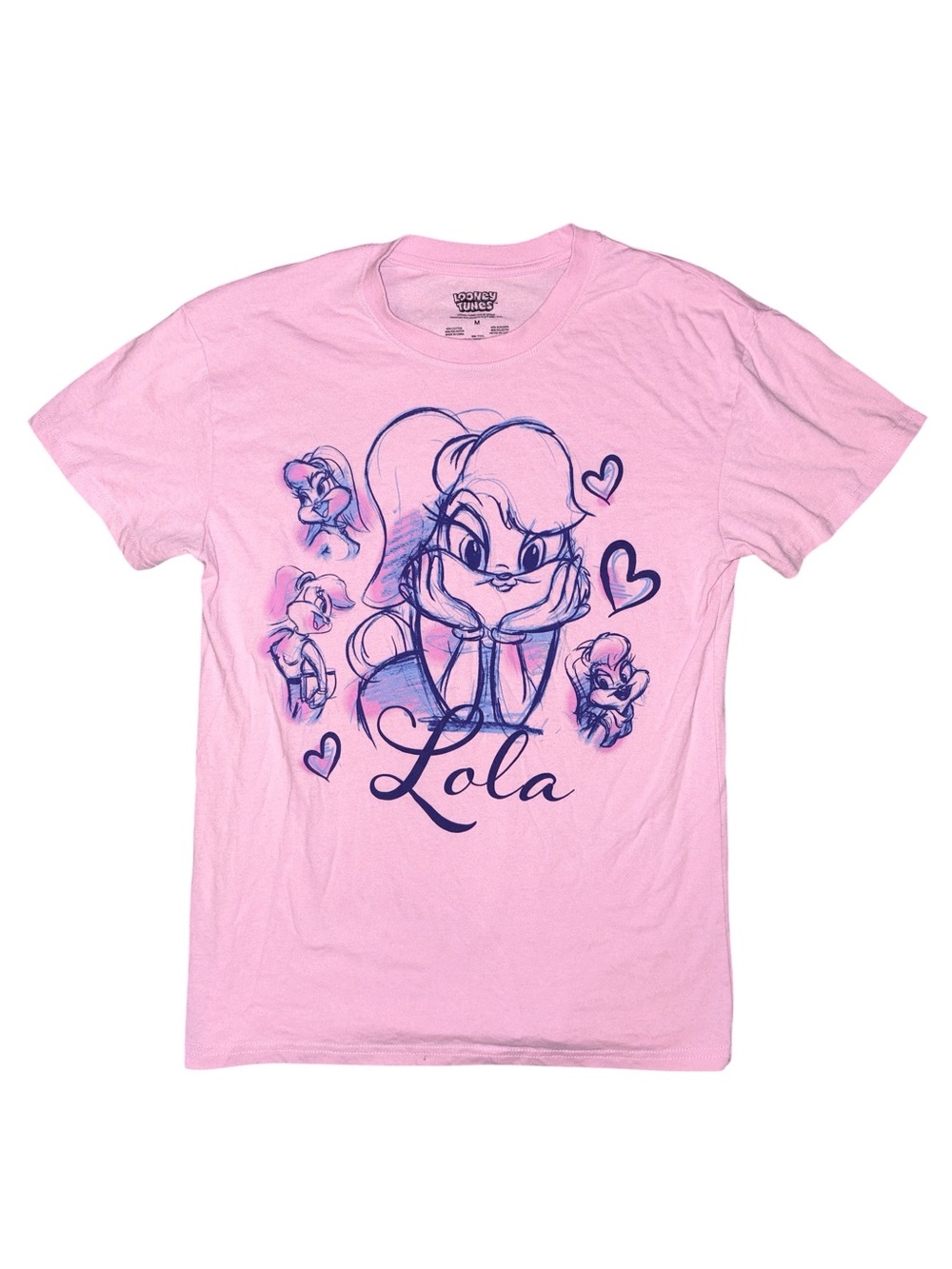 Lola Graphic Pink Kids Tee